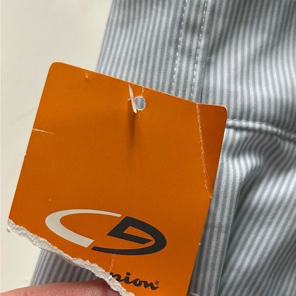 NEW Champion Blue white Pinstripe Athletic Shorts Size 38 - Picture 4 of 8